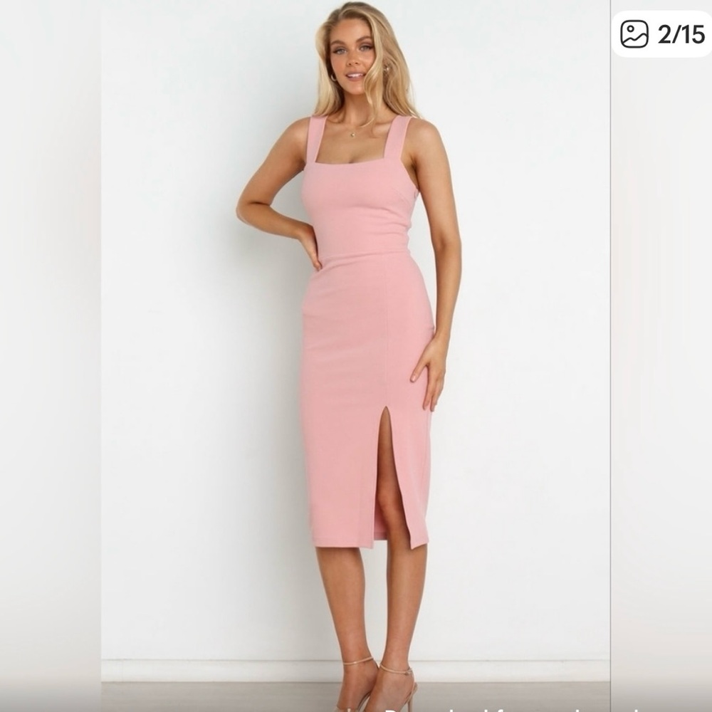 Petal & Pup Blush Midi Dress